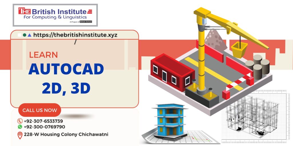 AutoCad Course in 2D and 3D chichawatni